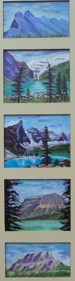 Memories of Western Canada 9, #17055, $295, Acrylic, Quin