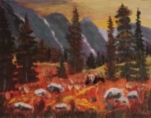 Rocky Mountain High, #18037, $250, Acrylic, 8x10