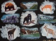 Memories of Western Canada, #19011, $975, Acrylic, 18x24