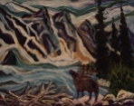 Moraine Lake, #17083, $250, Acrylic, 8x10