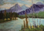 Wild Wilderness, #18055, $575, Acrylic, 12x16,