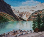 Lake Louise, #20011, $250, Acrylic, 8x10