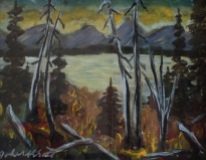 Wonderful Wilderness, #23009, $250, Acrylic, 8x10